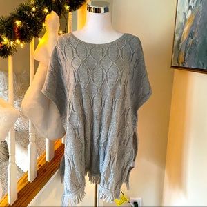 Sonoma  gray cable knit sweater vest.